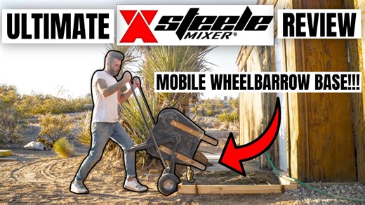 Building a Curved Sidewalk From Scratch - Ultimate Concrete Mixer Review