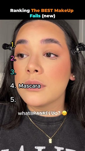 Ranking The BEST MakeUp Fails new #shortsviral #makeup #fails #ranking