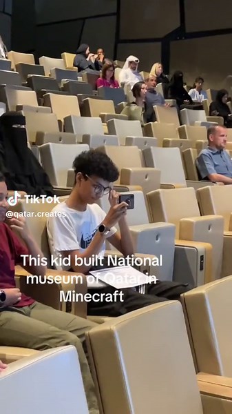 Recreating National Museum of Qatar in Minecraft Challenge | QatarCreates