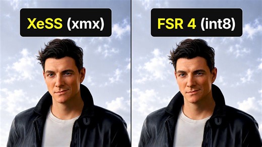 ARC A750 - FSR 4 int8 vs XeSS xmx | 游戏对比 🔥