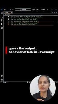 NaN in JavaScript Explained | Tricky Interview Output Question