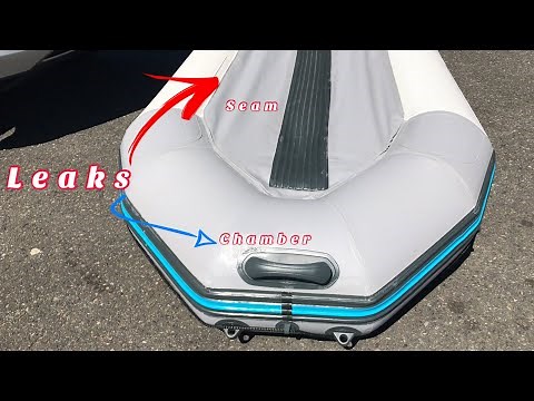 How to Fix a Leak in the Inflatable Boat (DIY)