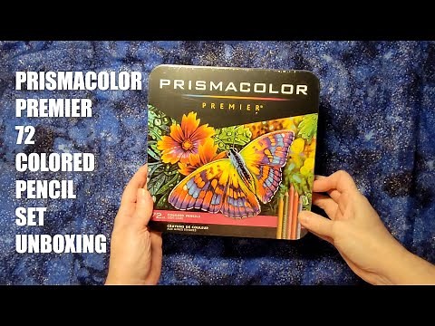 PrismaColor Premier 72 Colored Pencil Set Unboxing