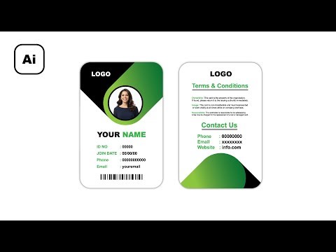 Modern Corporate Identity Card Design 2026 - Professional Employee ID Template
