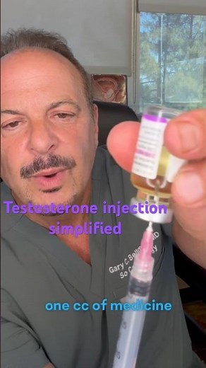 Testosterone injection simplified