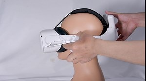 TechKen Headphone Head Strap for Oculus/Meta Quest 2, M3 Plus On-Ear Audio Elite Strap Accessories with 8000mAh Battery Pack for Enhanced Sound Effects and Increased Immersion in VR Playtime Comfort