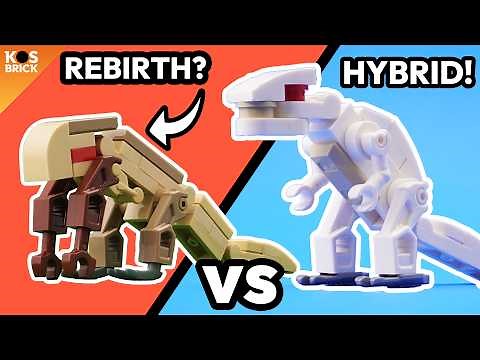 I've built Lego mini JURASSIC WORLD & REBIRTH!