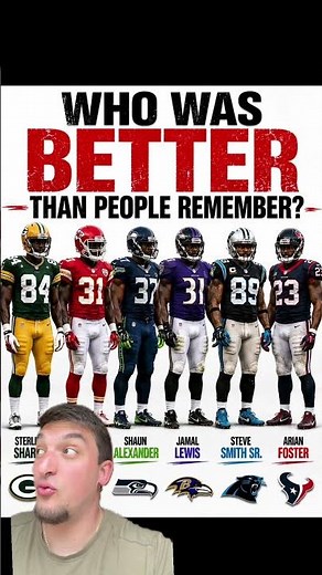 Steve Smith Sr. Snubbed - 8th All-Time Receiver #NFL #Football #panthers #ravens #shorts #sports