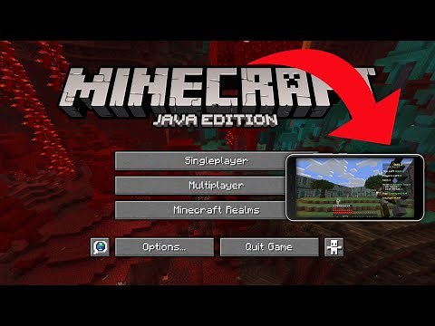 Come giocare a Minecraft Java dal Cellulare (anche per SP)