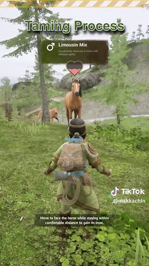 How to tame a wild horse in #thelegendofkhiimori! This feature was just added to the main game branch today, so here is my guide on how to tame a horse and some spots where you can find different breeds! Their main appeal atm is that most of them are simpler solid colors like chestnut, bay and black. Very rarely do you find wild horses that are homozygous in anything but extension or agouti. Having said that, they're very obsolete late game and beyond some special trust based traits aren't that