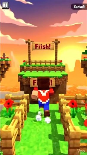 Minecraft Block Run 🏃💨 | Epic Jumps & Challenges #shorts #minecraft