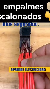 2.7M views · 10K reactions | Como hacer empalmes escalonados del cable #Apoyame #aslofacil #SUSCRIBETE #electricidad #tutoriales | Tutoriales Agustin Castillo | Facebook
