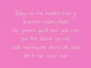 Pitbull ft. Marc Anthony - Rain Over Me (Lyrics)