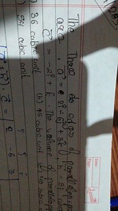 The three edges of a parallelepiped are given as vectors:\ve... | Filo