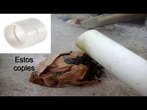 Còmo pegar tubo pvc que no entra/How to glue pvc tube that does not fit.