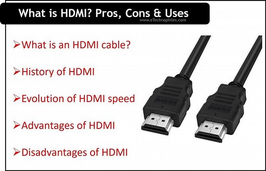 What is HDMI - History, Uses, Advantages & Disadvantages