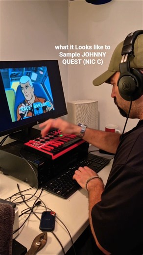 what it Looks like to Sample JOHNNY QUEST (NIC C) #beats #fyp #johnnyquest #cartoon #hiphop