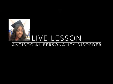 Antisocial Personality Disorder in Nursing