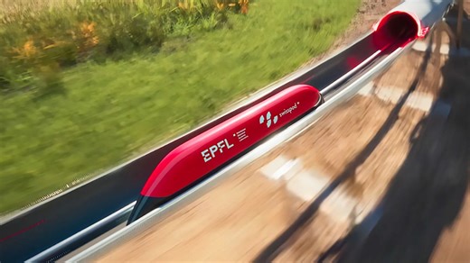 Watch hyperloop train of the future smash speed record at more than 300mph