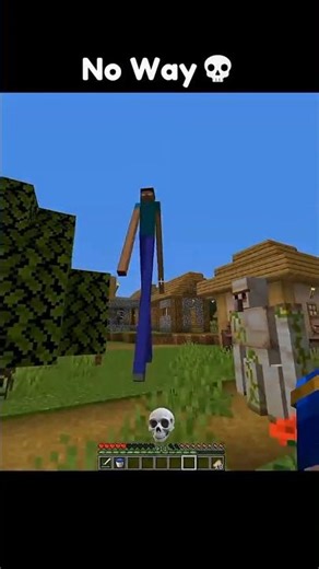 Spawning Tall herobrine in Minecraft 💀#minecraft 😮 flat gamerz