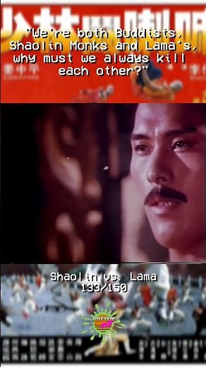 RottenFlicks: Shaolin vs. Lama (1983) - Chief Lama vs Shaolin Master #1983 #movie #1980s #kungfu