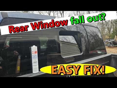 F150 REAR WINDOW FIX - EASY!!
