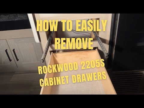 Forest River Rockwood Mini Lite 2205S RV Cabinet Drawer Removal #rvlife #werv #rockwood