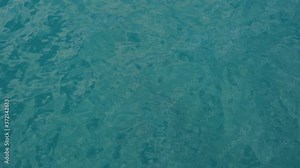 Sea texture with turquoise vibrant water background waving liquid pattern for copy text