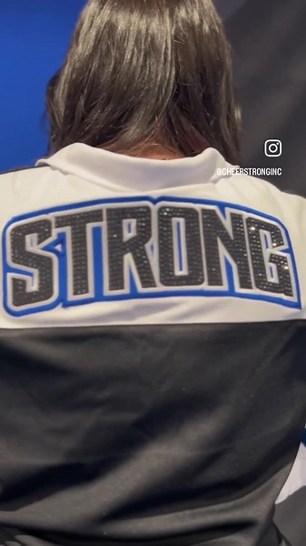 Our new tracksuits are STUNNING! Thank you @Pro Cheer Uniforms we love them 💙🖤