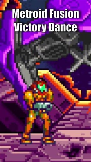 Metroid Fusion Victory dance #shorts