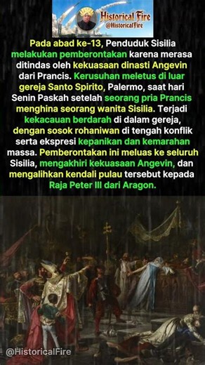 Paskah Berdarah: Revolusi Sisilia yang Mengubah Peta Mediterania