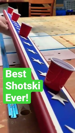 🤯 Best Shotski Ever! It has magnetic shot glasses 🧲