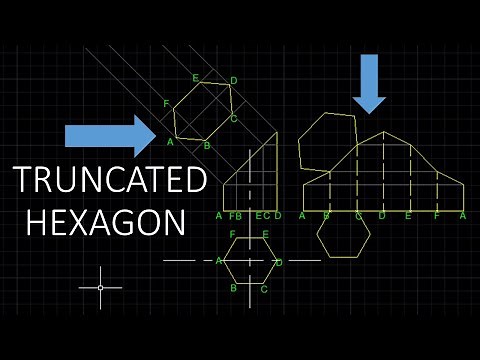Surface Development Series #5 Truncated Hexagonal Prism