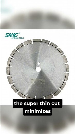 The 12 Inch (300mm) Super Thin Laser Welded Diamond Saw Blade from SANG Diamond Tools