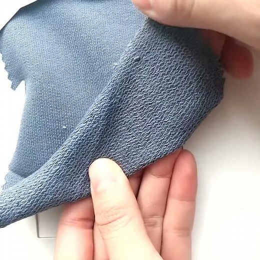 Knitted comfortable 100% cotton french terry fabric