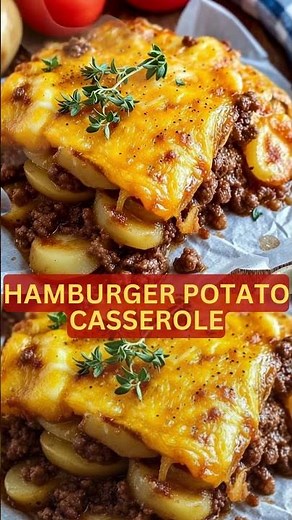 Hamburger Potato Casserole | Cheesy Ground Beef & Potato Bake