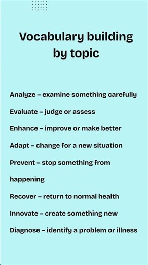 (Get 200 More for FREE!) 8 Useful English Vocabulary Words