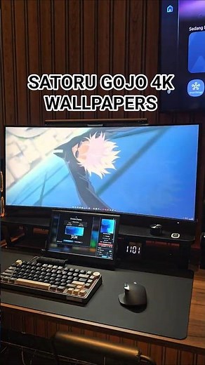 Satoru Gojo 4K Wallpapers #wallpaperengine #anime #shorts