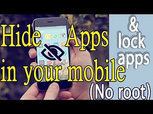 Jinsi ya kuficha App yoyote katika simu yako | Hide Apps on Android (No Root)