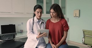 Gp Patient Using Tablet Examining Test Stock Footage Video (100% Royalty-free) 3470276655 | Shutterstock