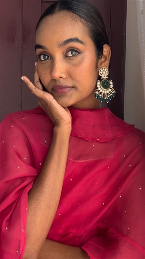 Athulya Ravindrakumar on Instagram: "Loved this look❤️🫶.Highly recommend trying coloured lenses for your next function #aqalens #foryou #explore #festive #look"