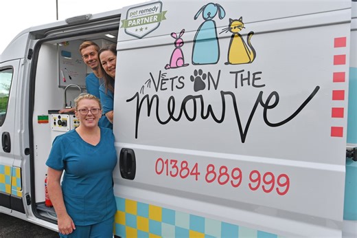 'We run a mobile veterninary service across the West Midlands and can treat pets in the comfort of their own homes which brings so many benefits'