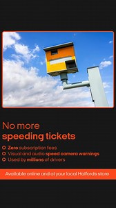 Place the CO-DRIVER on your dashboard to receive real-time alerts for approaching speed cameras and road hazards — including all types of cameras, both fixed and mobile. It automatically activates when you start driving and powers down after a short period of inactivity—no need to fiddle with apps or glance at your phone for traffic updates. Works with all cars — no wiring, no fuss. Available online and at your local Halfords store. No subscription ✅ Trusted by over 3 million drivers ✅ The CO-DR