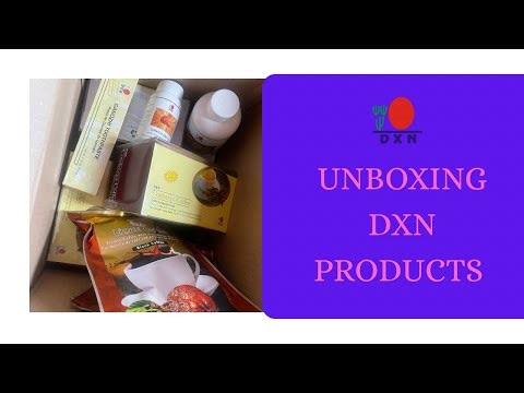 Unboxing DXN products /have a great day /@mangali2
