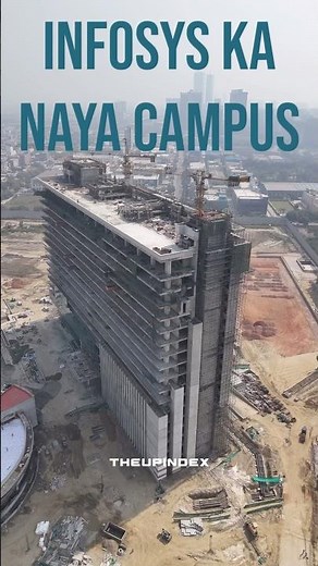 New campus of @Infosys in Noida Sector-85 #theupindex #ytshorts #noida #itpark #noidaauthority
