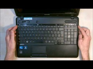 Dismantle / Disassemble any Toshiba C660 series laptop - Upgrade HD, RAM, Screen etc
