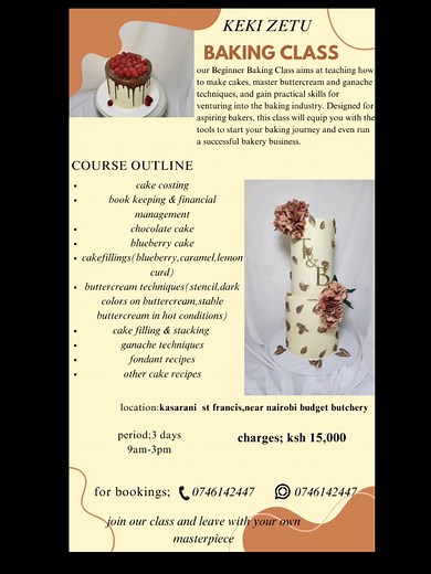 Join Our Beginner Baking Class in Nairobi