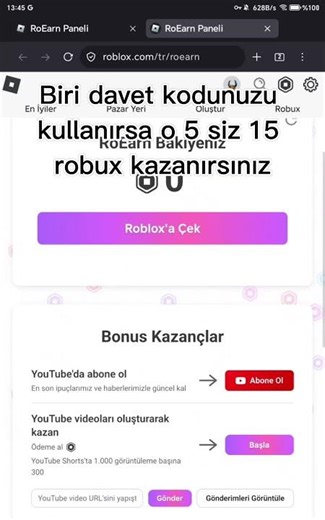 RoEarn nedir nasıl kullanılır? #roearninceleme #robux #roearn #robloxtr #bedavarobux