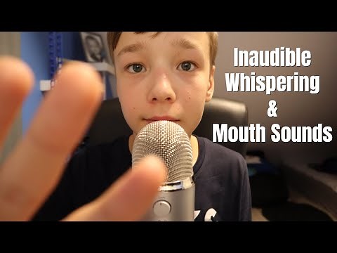 ASMR Inaudible Whispering & Inaudible Trigger Words + Mouth Sounds & Hand Movements