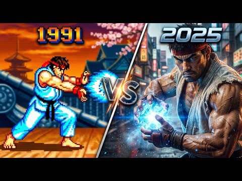 Street Fighter 2 — Evolution (1991 vs 2025)